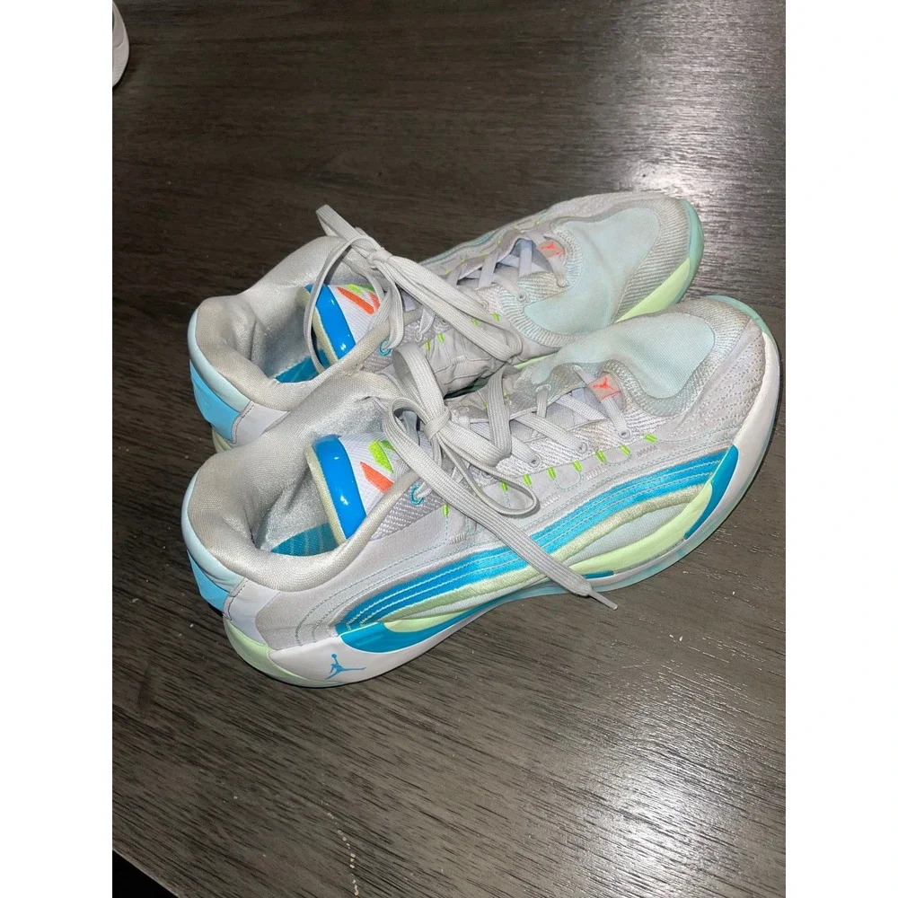 Jordan Mens 12 Blue Luka 2 Lake Bled Basketball Shoes HF0823-002